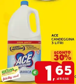 Extra Supermercati Ace candeggina offerta