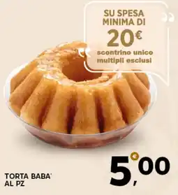 Extra Supermercati Torta baba' offerta