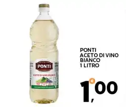 Extra Supermercati Ponti aceto di vino bianco offerta