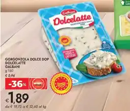 Bennet Gorgonzola dolce dop dolcelatte galbani offerta