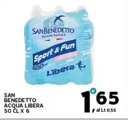 Extra Supermercati San benedetto acqua libera offerta