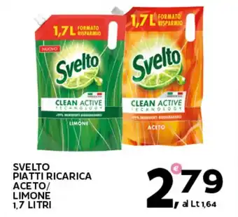 Extra Supermercati Svelto piatti ricarica aceto/ limone offerta