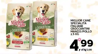 Extra Supermercati Miglior cane specialità italiane croccantini manzo/pollo offerta