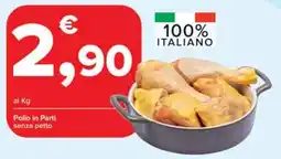 Carrefour Pollo in Parti senza petto offerta