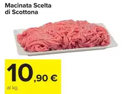 Carrefour Macinata Scelta di Scottona offerta