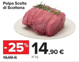 Carrefour Polpa Scelta di Scottona offerta