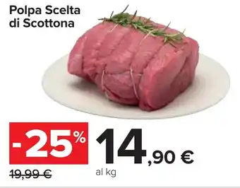 Carrefour Polpa Scelta di Scottona offerta