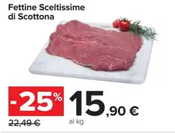 Carrefour Fettine Sceltissime di Scottona offerta