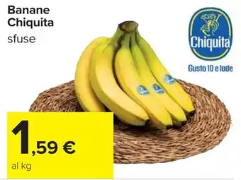 Carrefour Banane Chiquita offerta