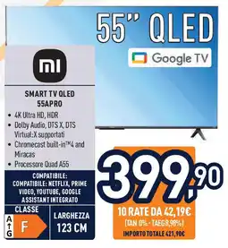 Unieuro mi SMART TV QLED 55APRO offerta