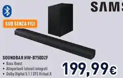 Unieuro SAMSUNG SOUNDBAR HW-B750DZF offerta