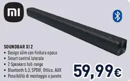 Unieuro mi SOUNDBAR XI 2 offerta