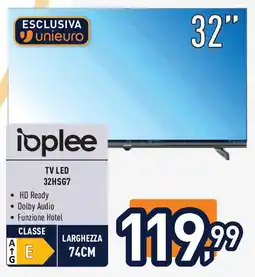 Unieuro ioplee TV LED 32HSG7 offerta