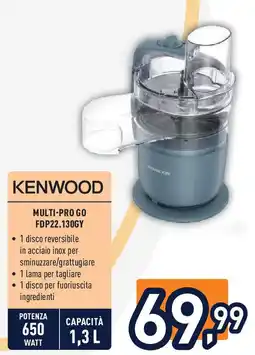 Unieuro KENWOOD Multi-pro GO FDP22.130GY offerta