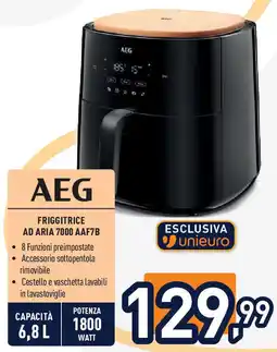 Unieuro AEG Friggitrice AD ARIA 7000 AAF7B offerta