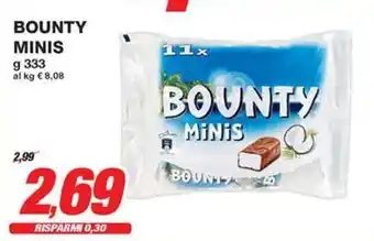 Prix Quality Bounty minis offerta