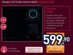 Unieuro AEG Piano cottura misto 8000 HDB64623NB offerta