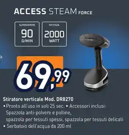 Unieuro ROWENTA Stiratore verticale Mod. DR8270 offerta