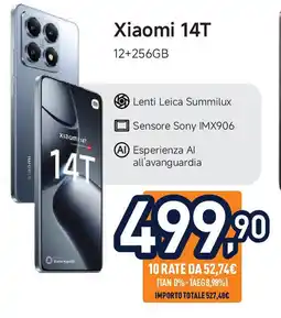 Unieuro Xiaomi 14T offerta