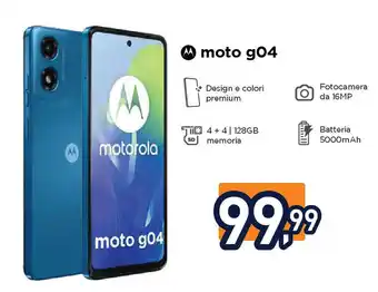 Unieuro motorola moto g04 offerta