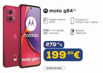 Euronics motorola moto g84 5G offerta