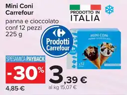 Carrefour Mini Coni Carrefour offerta