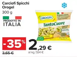 Carrefour Carciofi Spicchi Orogel offerta