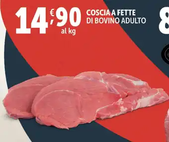 Deco Supermercati Coscia a fette di bovino adulto offerta