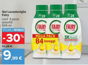 Carrefour Gel Lavastoviglie Fairy offerta