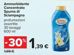 Carrefour Ammorbidente Concentrato Spuma di Sciampagna offerta