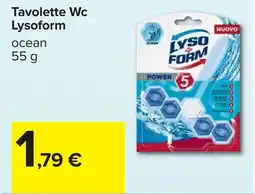 Carrefour Tavolette Wc Lysoform offerta