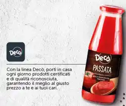 Deco Supermercati Deco passata offerta