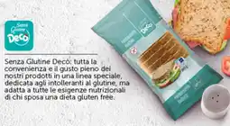 Deco Supermercati Senza glutine decò: offerta