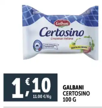 Deco Supermercati Galbani certosino offerta