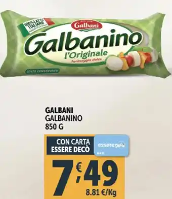 Deco Supermercati Galbani galbanino offerta