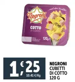 Deco Supermercati Negroni cubetti di cotto offerta