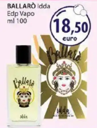 Acqua & Sapone BALLARÒ Idda Edp Vapo offerta