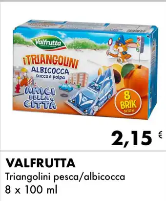 Iper Tosano Valfrutta triangolini pesca/albicocca offerta