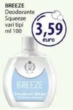 Acqua & Sapone BREEZE Deodorante Squeeze vari tipi offerta