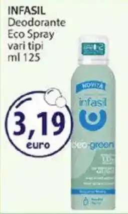 Acqua & Sapone INFASIL Deodorante Eco Spray vari tipi offerta