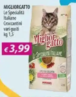 Acqua & Sapone MIGLIORGATTO Le Specialità Italiane Croccantini vari gusti offerta