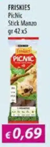 Acqua & Sapone FRISKIES PicNic Stick Manzo offerta