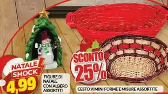 Risparmio Casa Figure di natale con albero offerta