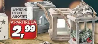 Risparmio Casa Lanterne legno offerta