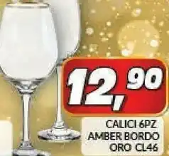 Calici amber bordo