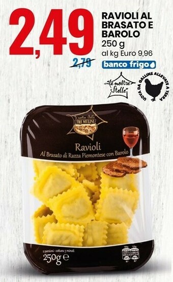Le nostre stelle ravioli al brasato e barolo