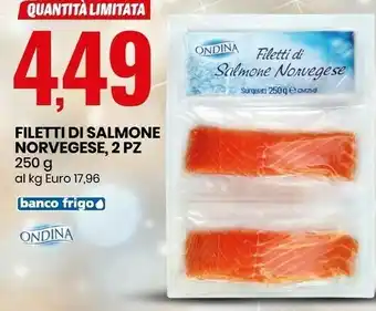 Eurospin Filetti di salmone norvegese offerta