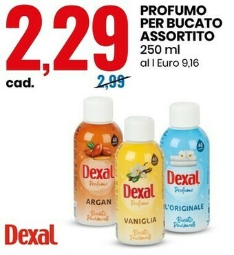 Eurospin Profumo per bucato 250 ml offerta