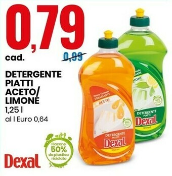 Eurospin Detergente piatti aceto 1250 ml offerta