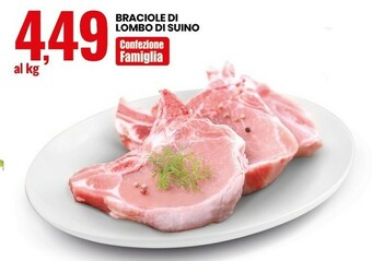 Eurospin Braciole di lombo di suino offerta